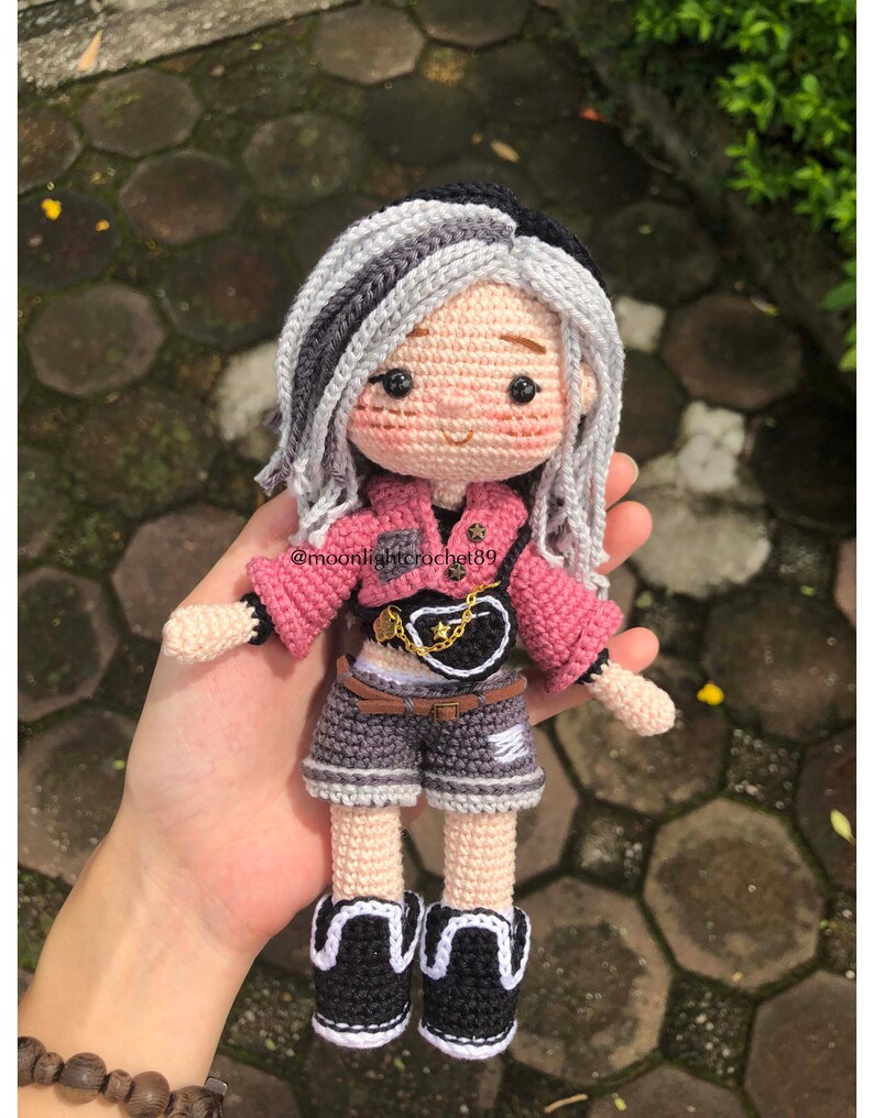 Crochet Doll Pattern Mon Doll Amigurumi Doll Pattern PDF - Etsy