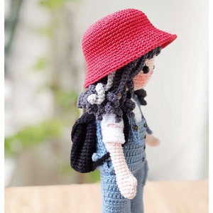 Patrón Muñeca a Ganchillo, Muñeca Zoey, Patrón Muñeca Amigurumi, PDF en Inglés imagen 5