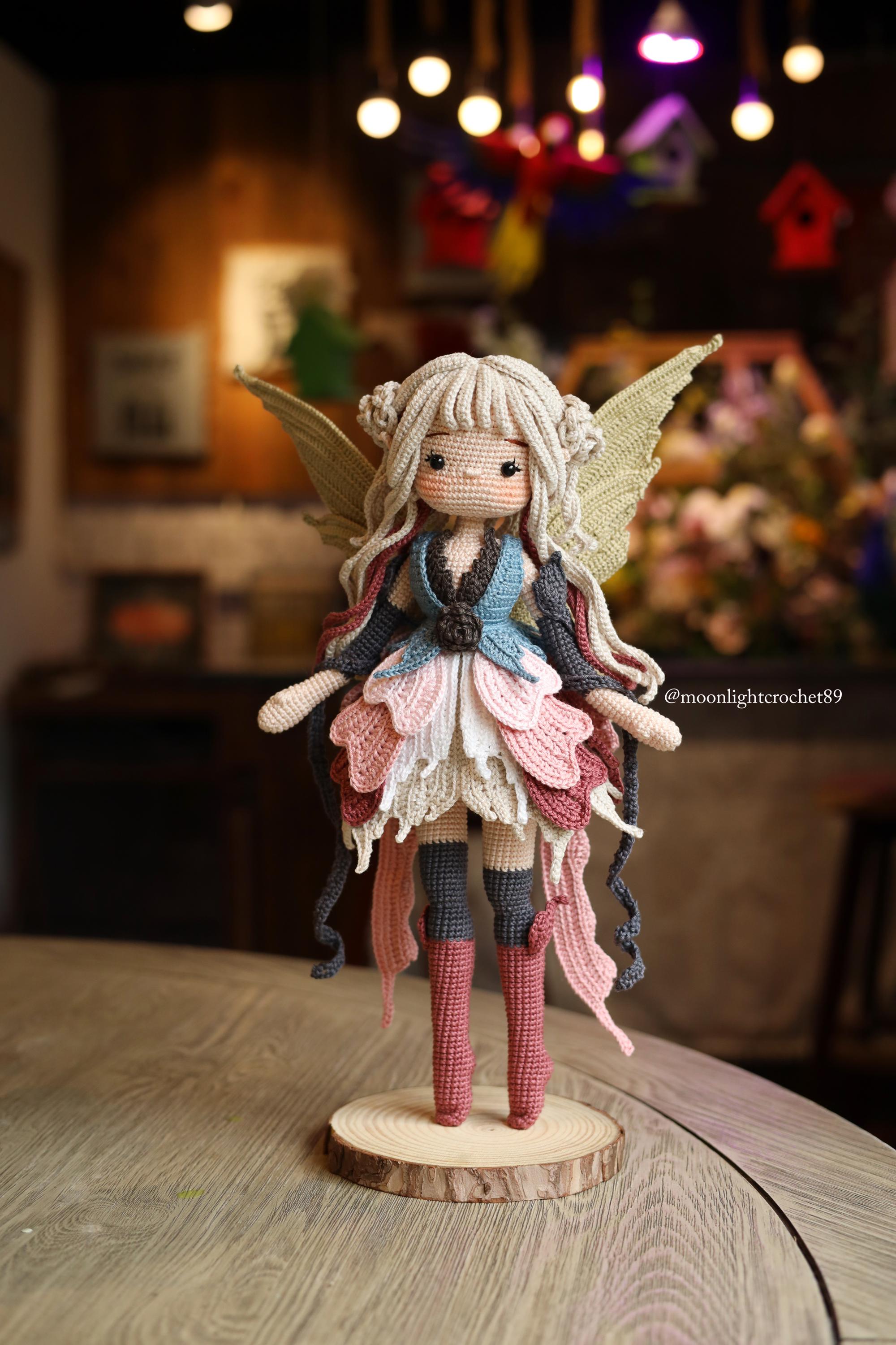 Flower Fairy Crochet Doll PDF Pattern – Floria Amigurumi Doll, 5