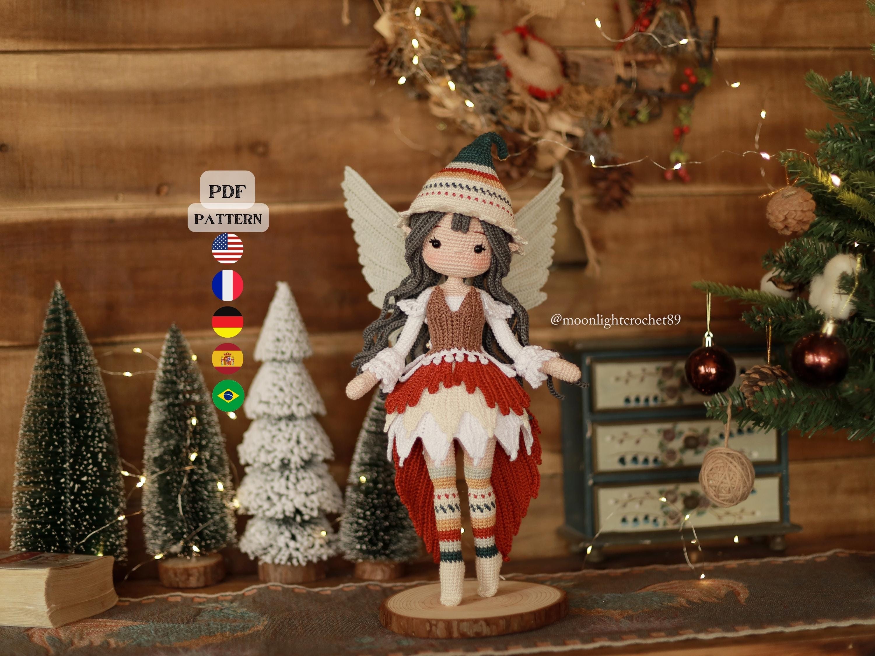 Kit di accessori per bambola elfo di Natale, vestito