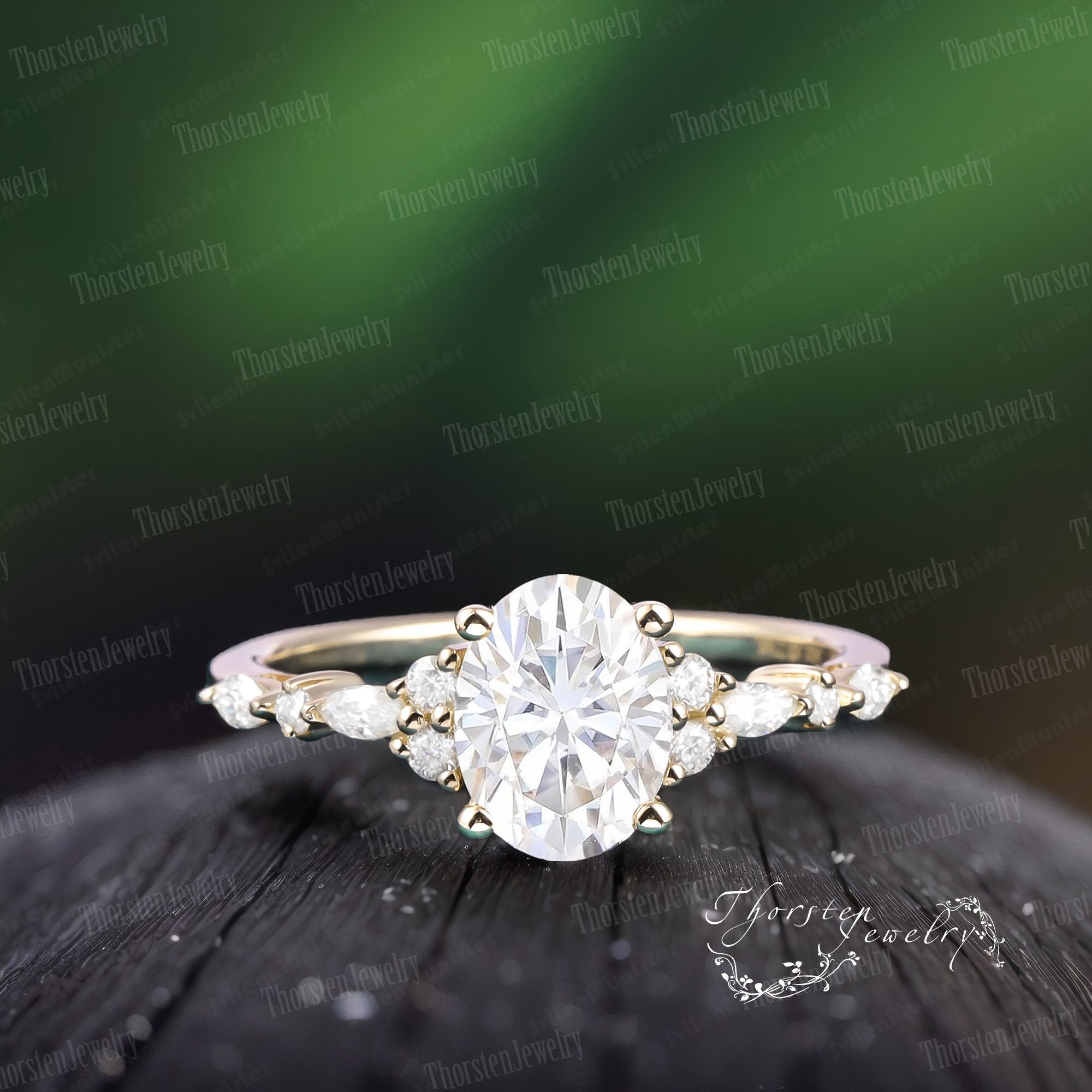 Unique engagement ring Etsy