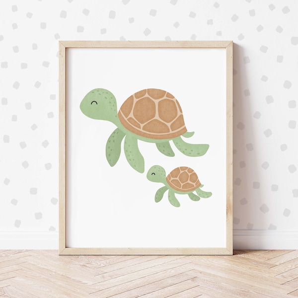 Turtle Nursery Etsy