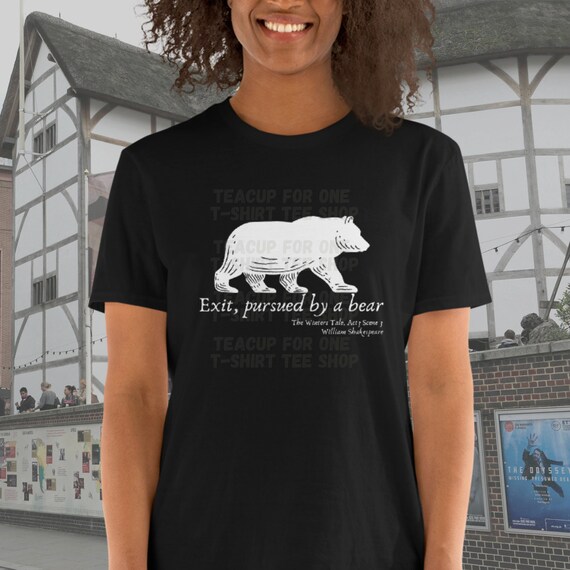 Exit Pursued By Bear Shakespeare Shirt Stage Director Gift Exit Pursued By Bear Shakespeare Shirt Stage Director Gift