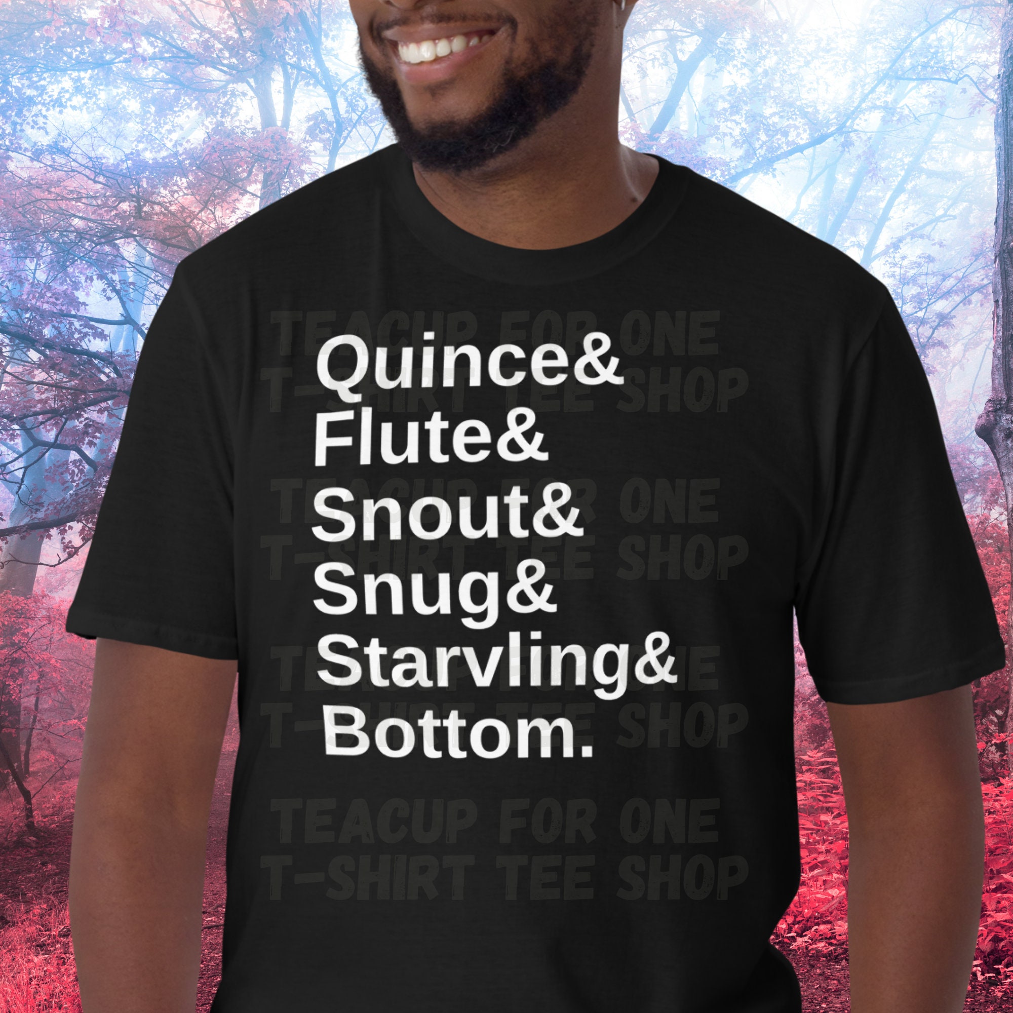 Rude Mechanicals Ampersand Unisex T-Shirt | William Shakespeare | A Midsummer Night's Dream | Gift for Actor | English Literature | Theatre