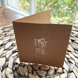 Yo 'corazón' Tarjeta Tú