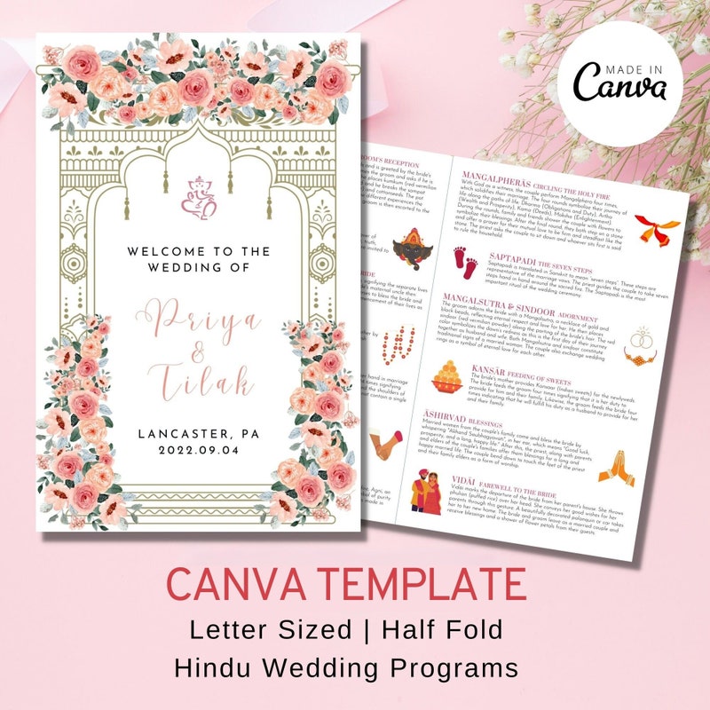 Program Wedding Cards Etsy UK