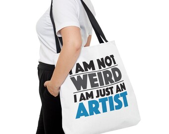 Weird Artist AOP Tote Bag