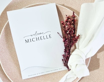 Personalised Menu & Place Cards