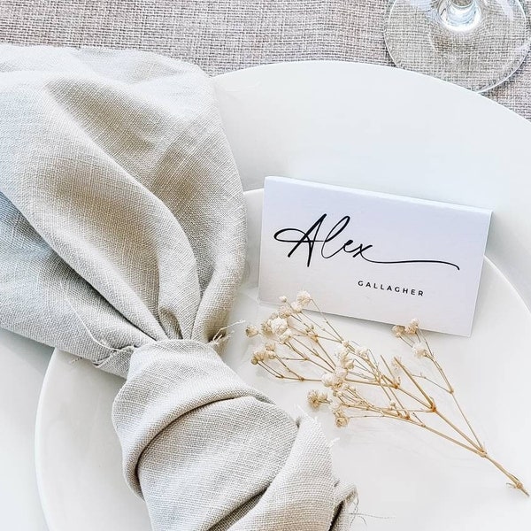 Wedding Place Name Cards