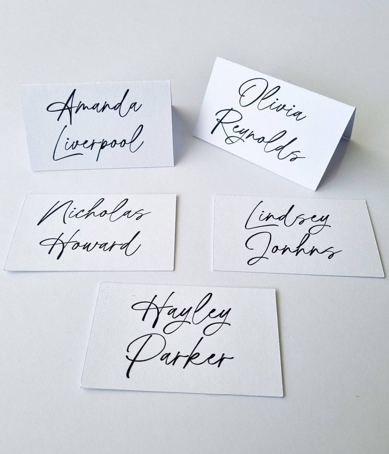 Wedding Place Name Cards image 6