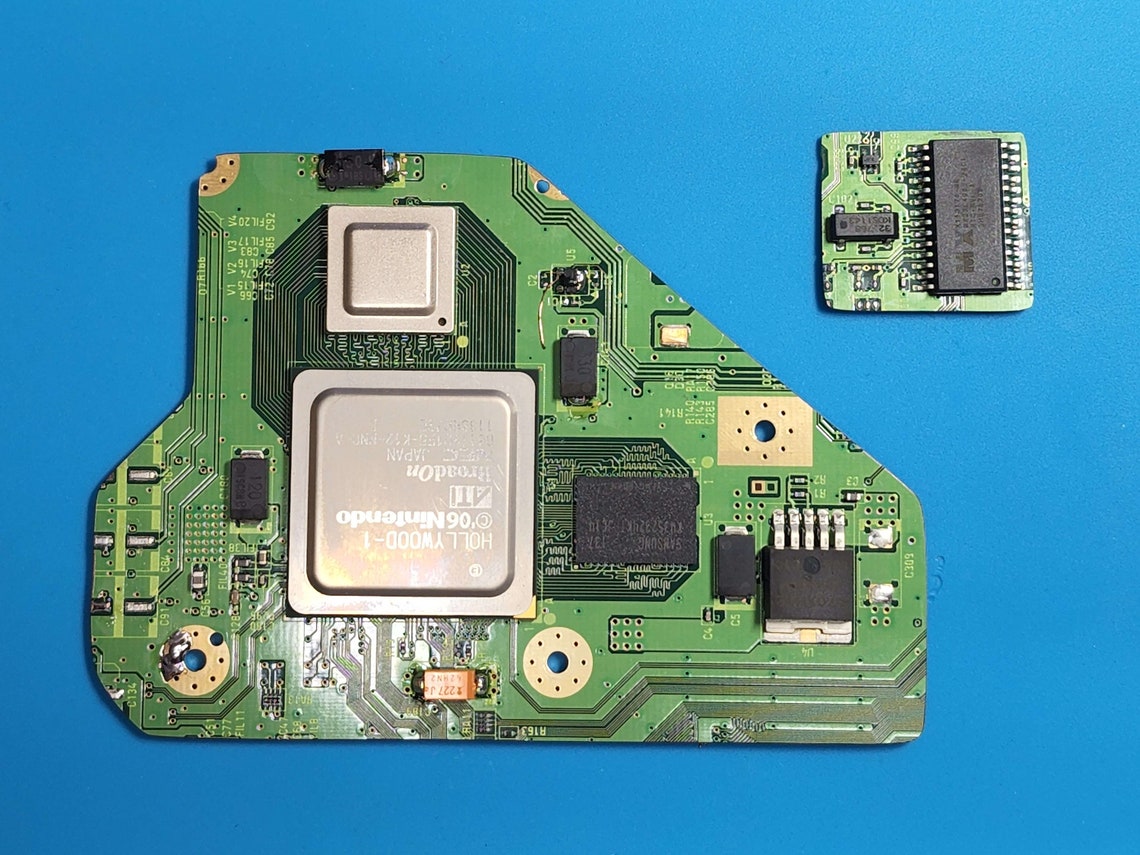 Trimmed Nintendo Wii Motherboard for Wii Portables OMGWTF Etsy