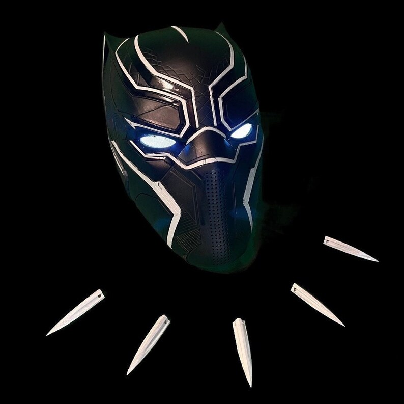 Black Panther Helmet Etsy