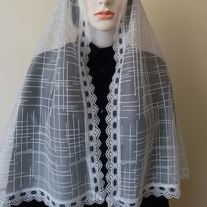 Mantilla Veil, Veil, Lace Veil, Chapel Veil, Latin Mass Veils, Church Veil, Orthodox Veil, Bridal Veil, Catholic Veil, Veils, Mom Gift