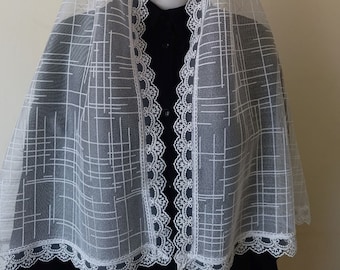Mantilla Veil, Veil, Lace Veil, Chapel Veil, Latin Mass Veils, Church Veil, Orthodox Veil, Bridal Veil, Catholic Veil, Veils, Mom Gift