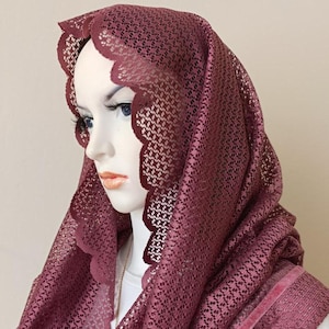 11) Mantilla Veil, Veil, Lace Veil, Chapel Veil, Latin Mass Veils, Church Veil, Orthodox Veil, Bridal Veil, Catholic Veil, Veils, Mom Gift