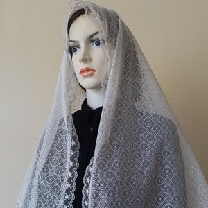 Mantilla Veil, Veil, Lace Veil, Chapel Veil, Latin Mass Veils, Church Veil, Orthodox Veil, Bridal Veil, Catholic Veil, Veils, Mom Gift