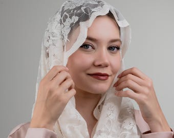 108) Discover Elegant Church Mantles for Worship and Prayer | Modest, Sacred Mantles for All Denominations | Catholic Mantillas for Worship