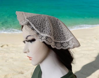 45) Mantilla Veil, Veil, Lace Veil, Chapel Veil, Latin Mass Veils, Church Veil, Orthodox Veil, Bridal Veil, Catholic Veil, Veils, Mom Gift