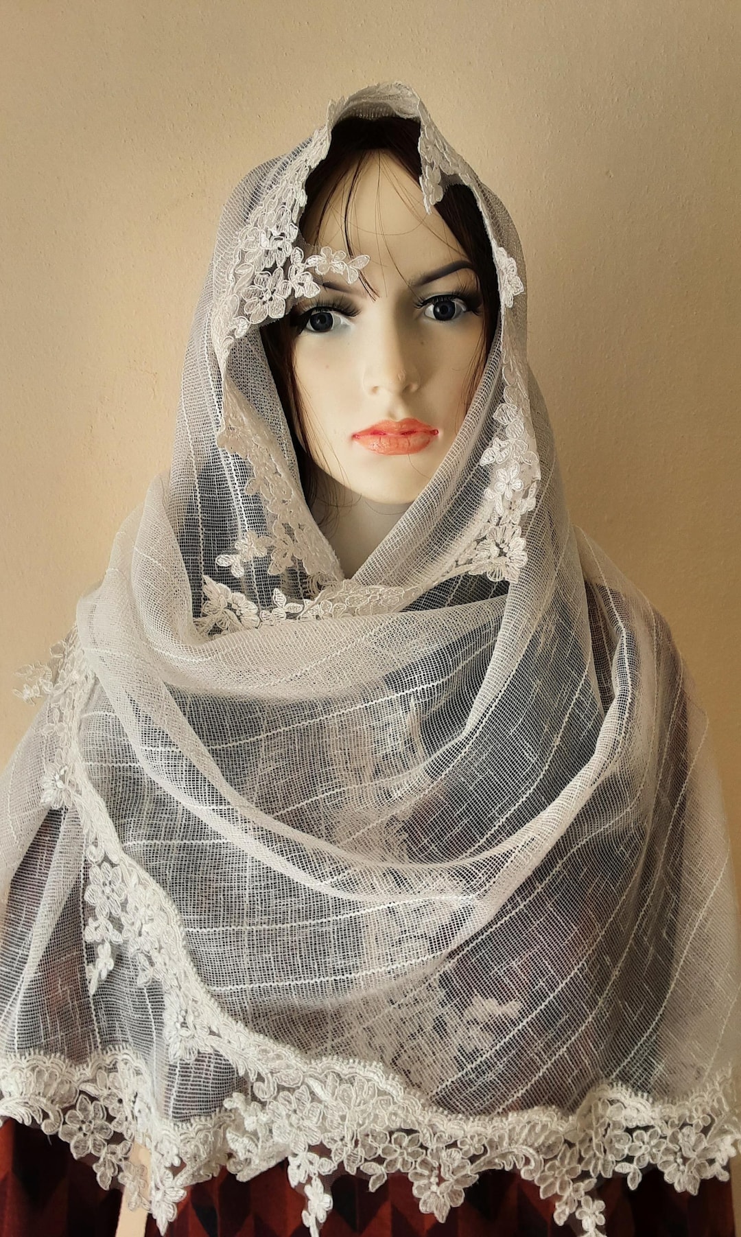 Holy Chapel, Catholic Veil, Eternity Veil, Handmade Veil, Elegant Veil