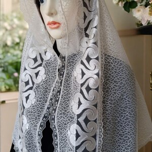 Mantilla Veil, Veil, Lace Veil, Chapel Veil, Latin Mass Veils, Church Veil, Orthodox Veil, Bridal Veil, Catholic Veil, Veils, Mom Gift