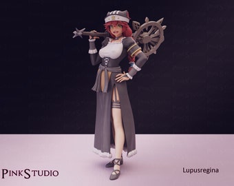 Overlord | Lupusregina Beta | 3D Resin Printed Anime Figure | PinkStudio