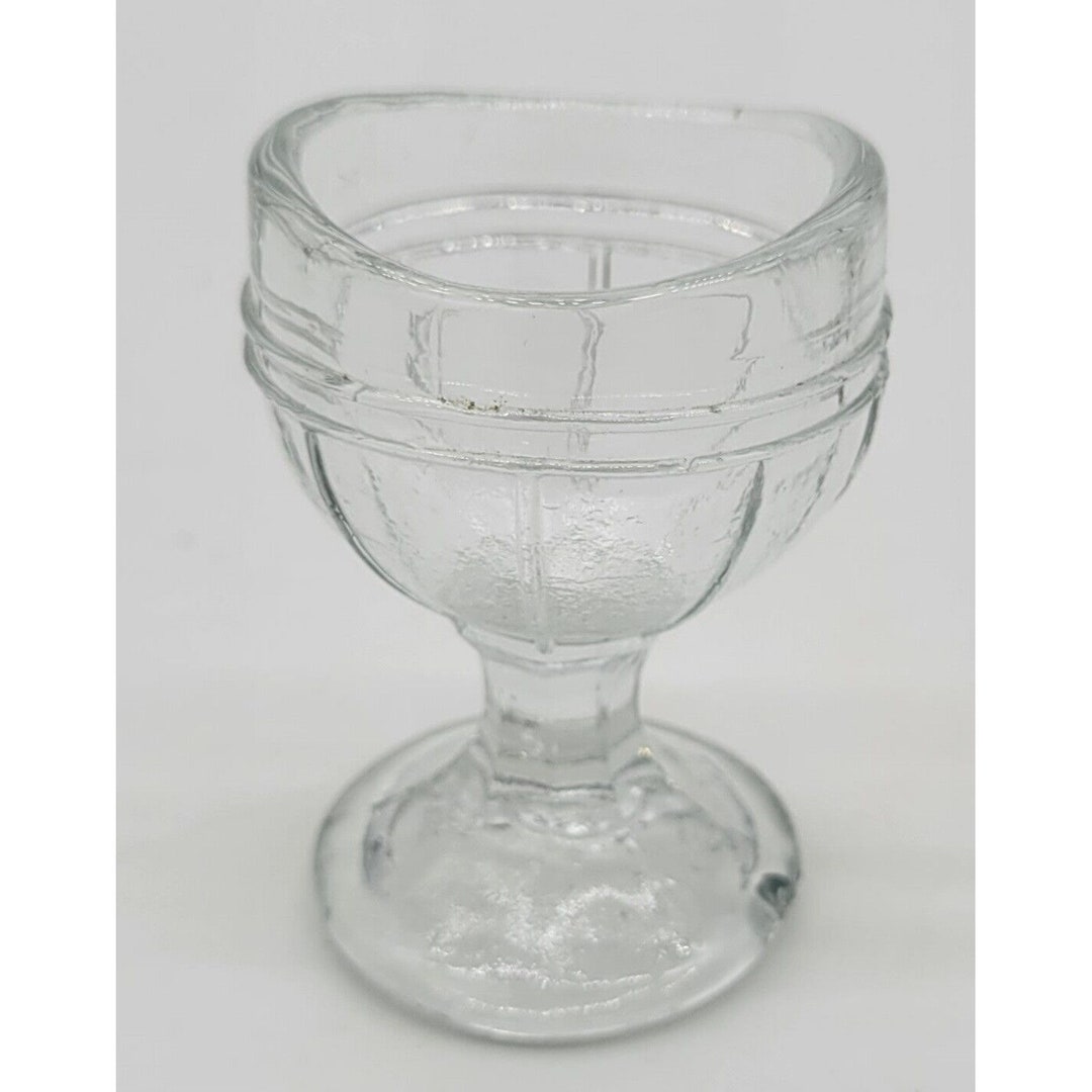 Vintage Eye Wash Clear Glass Made in USA Marked a Etsy