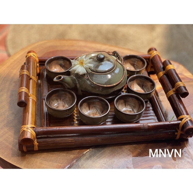 Handmade Tea Set/high Quality Enameled Teapot Set/hand Molded Etsy