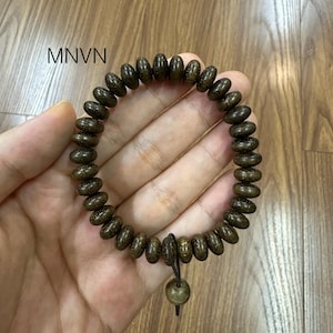 Agarwood Button Beads | Agarwood Bracelet | Natural Agarwood | Sinking Agarwood