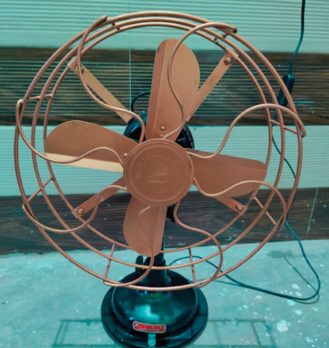 Electrical Copper Table Fan for Living Room Office Room Home Etsy UK