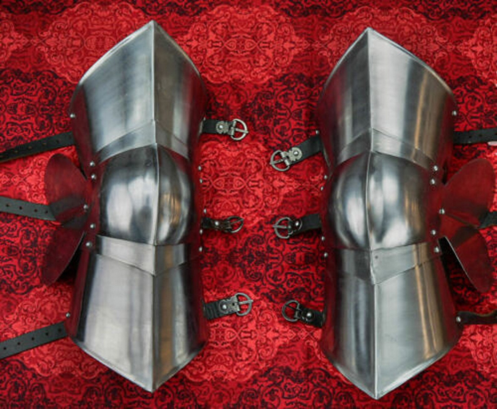Gothic Leg Guard Armor Set Medieval Knight Crusader Spartan Etsy