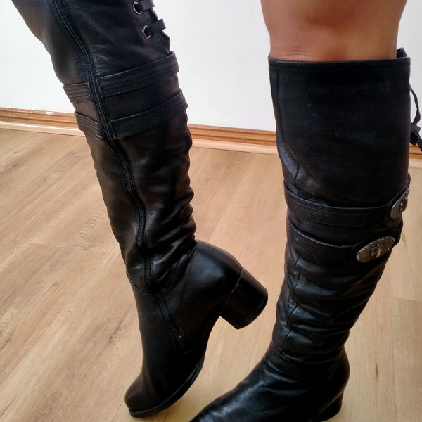 Winter over the knee boots  are vintage