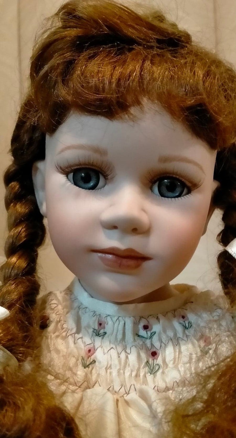 Vintage Hillview Lane Limited Edition Porcelain Doll. Etsy
