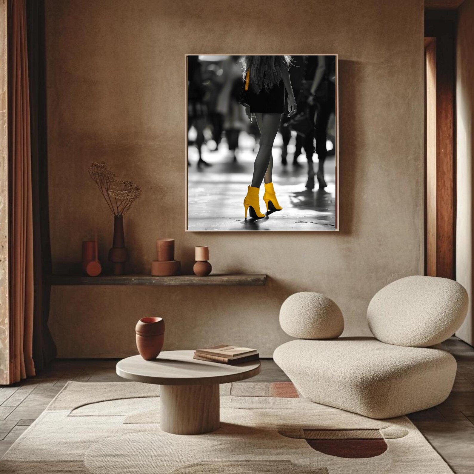 Fashion Wall Art, Printable Woman Fashion Wall Art Abstract