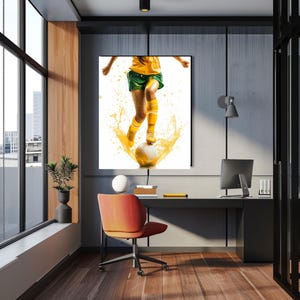 Matildas Football Poster: Personalized Soccer Gift (Digital Download)