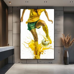 Matildas Football Poster: Personalized Soccer Wall Art (Digital Download)