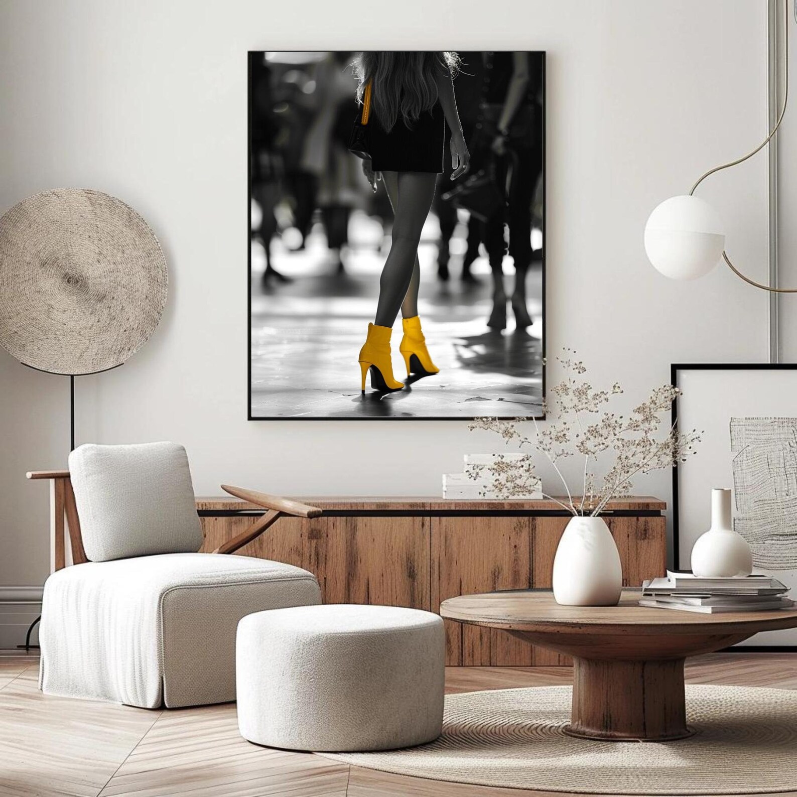 Fashion Wall Art, Printable Woman Fashion Wall Art Abstract
