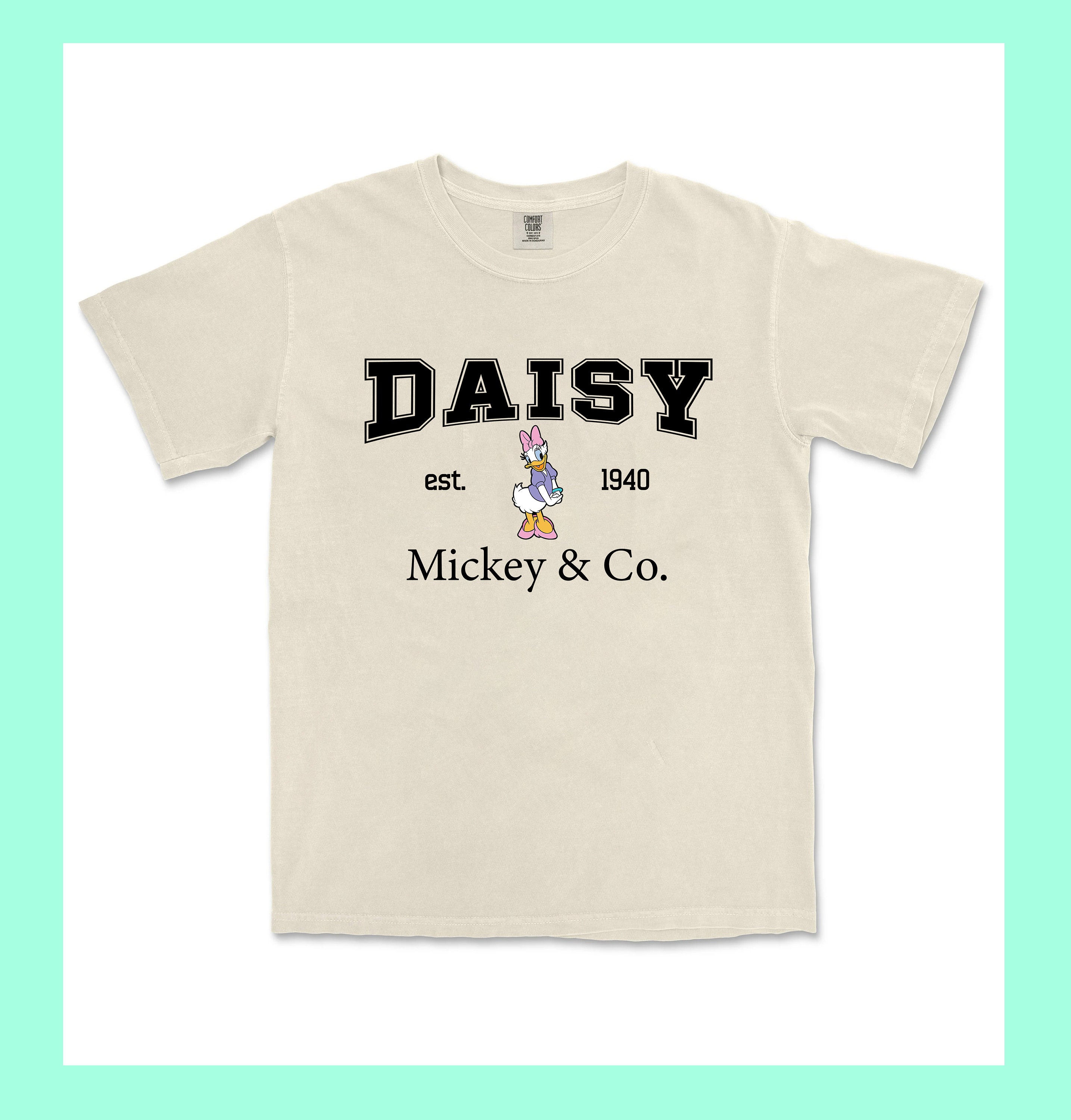 Disney Daisy Duck Shirt Daisy Duck Big Portrait Shirt Etsy