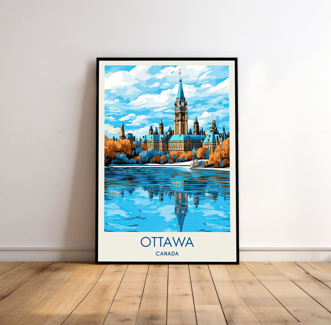 Ottawa Poster Canada Poster Ottawa Art Ottawa Print Etsy