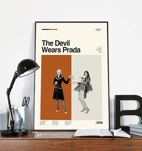Buy The Devil Wears Prada David Frankel Minimalist Movie Online in India -  Etsy
