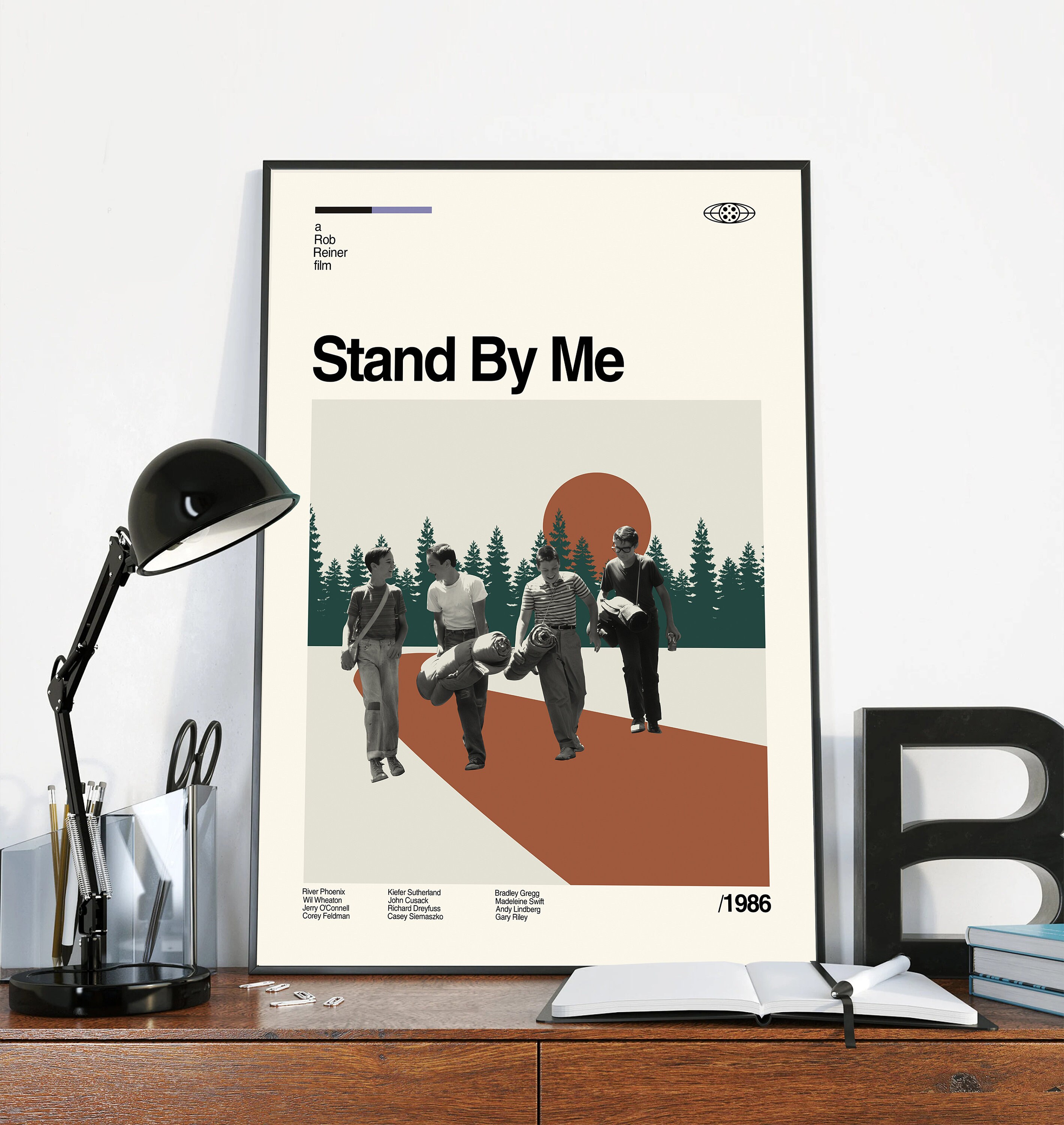 Stand by Me Movie Poster Kids Boys Poster Minimalist Movie Etsy