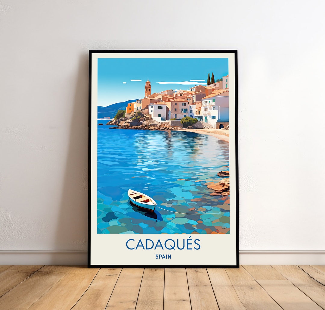 Cadaqués Travel Cadaqués Poster Spain Travel Cadaqués - Etsy