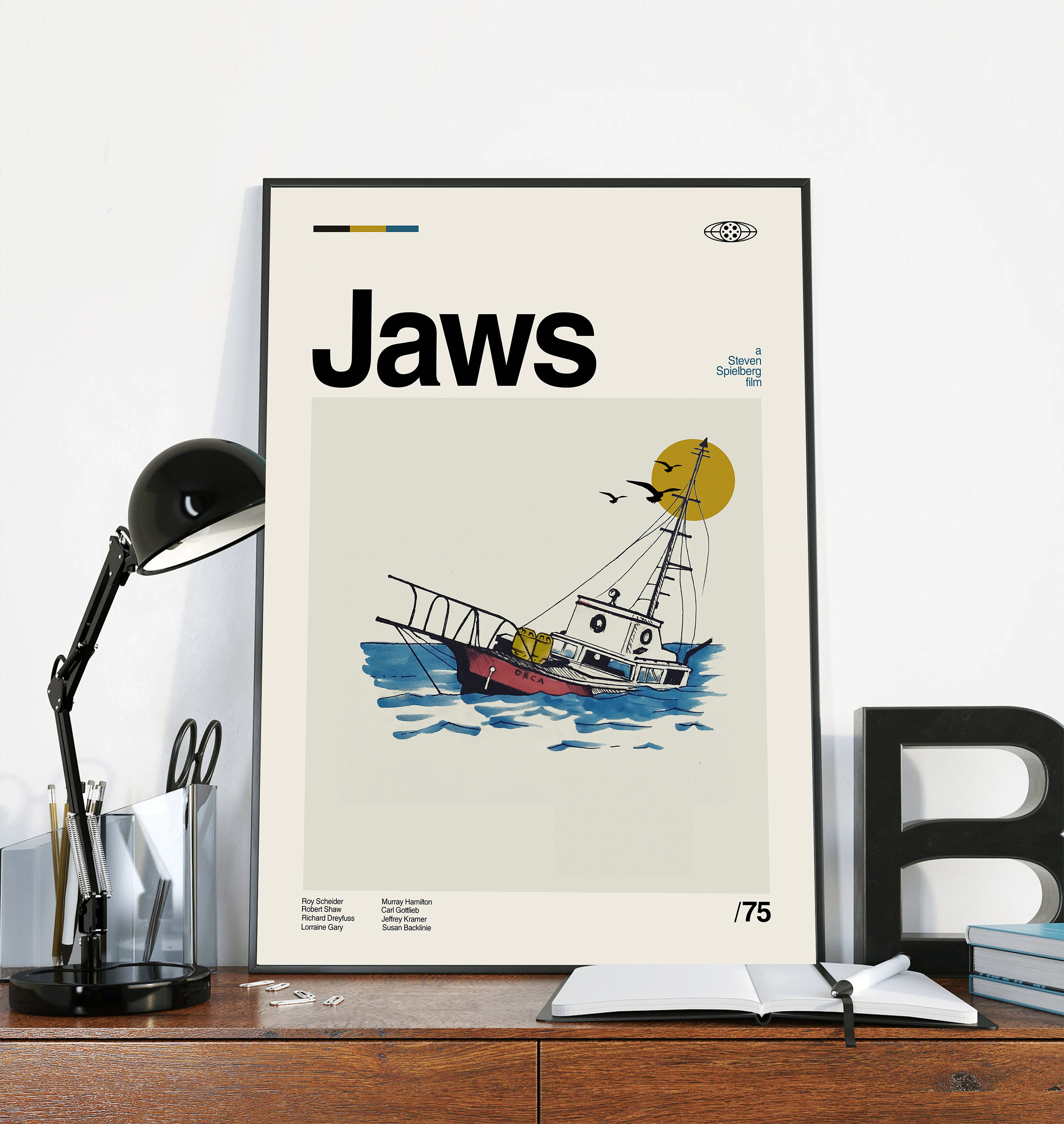 Discover JAWS Minimalist Poster