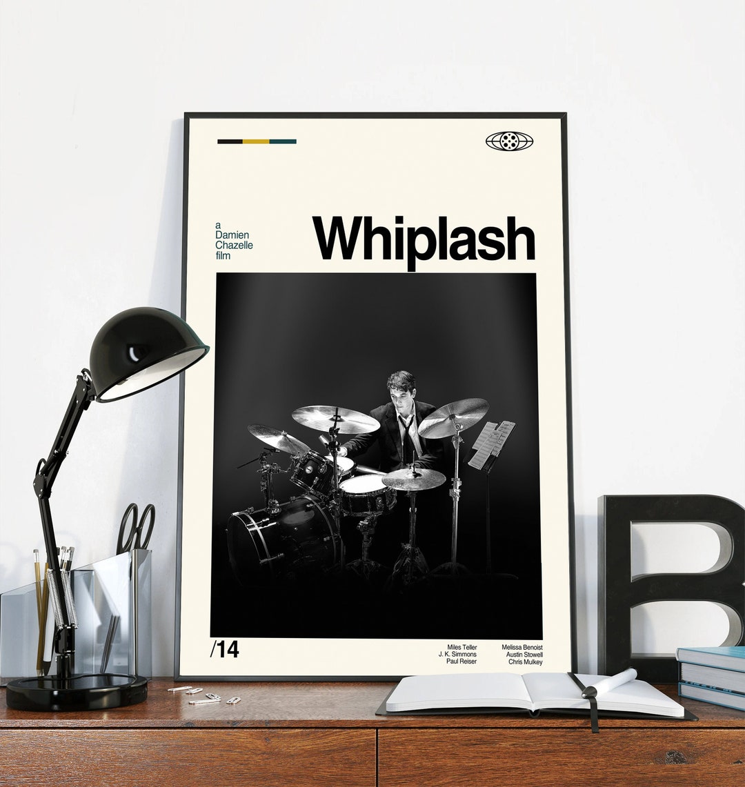 Whiplash Movie Poster Minimalist Poster Retro Poster - Etsy