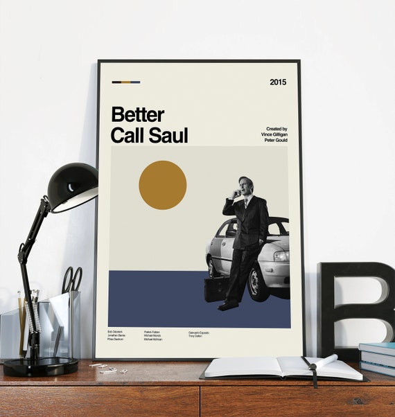 Better Call Saul Poster Minimalist Movie Poster Retro - Etsy