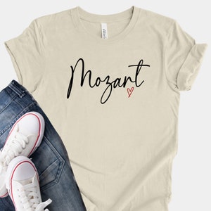 Mozart Boho T-Shirt, klassischer Musik Komponist Tee