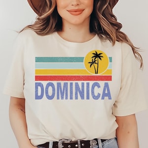 DOMINICA Summer Family Vacation T-shirt, Caribbean Cruise Beach Shirt, Dominica Apparel, Honeymoon Gift, Dominica Souvenir, Girls Trip Shirt