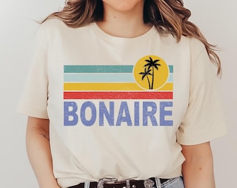 Bonaire Beach T-Shirt, Caribbean Family Vacation Tee