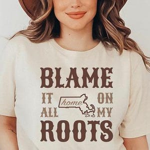 Camiseta de Massachusetts, Estado de la Bahía, Camiseta unisex de música country, Regalos de Boston, Ropa de Nueva Inglaterra, Nativo de Boston