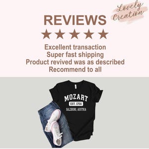 Mozart T-Shirt, Classical Music Tee, Musician Gift image 12