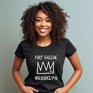 FORT GREENE Brooklyn T-shirt, New York Brooklyn Unisex Shirt, BKLN Crown Tee, Brooklynite N.Y. Shirt, New York City borough T-shirt